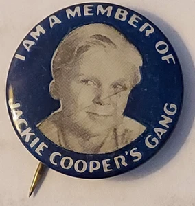 Jackie Cooper's Gang 1" pinback - Picture 1 of 2