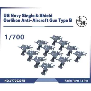 LY700207B Upgrade Part U.S Navy Single & Shield Oerlikon Anti-Aircraft Gun TypeB - Picture 1 of 1