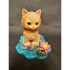 Figura Gato Resina Jurgen Scholz RONRONEO-PERFECTAMENTE FELIZ Colección Hamilton - Imagen 1 de 6