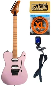Dean Nash Vegas Floyd, Roasted Maple Neck, Shell Pink, Bundle - Picture 1 of 2