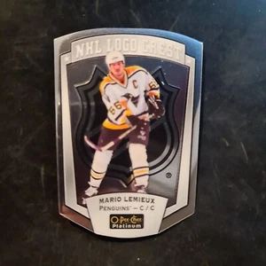 2016-17 O-Pee-Chee Platinum NHL Logo Crest Die Cuts #NHLLD3 Mario Lemieux - Bild 1 von 2