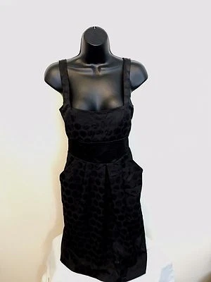 CITY TRIANGLES $80 Black Polka Dot Evening Party Cocktail Evening Dress Size 9  - Image 1 of 4