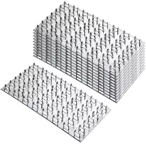 8 X 4 Inch Pronged Truss Plate Flat Mending Plates Truss Mending Plate Truss Con - Picture 1 of 5