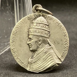 ITALIEN 1928 PAPST PIUS XI PRIESTERJUBILÄUM HEILIGER GEIST OSTEREIER FISCHE SCHÖN  - Bild 1 von 8