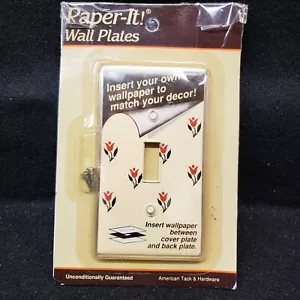 Vintage Paper It Wandteller Schalter und Steckdose für Tapeten usw. - Bild 1 von 8