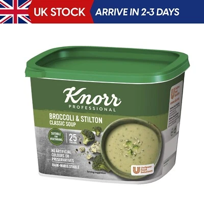 Knorr Classic Broccoli and Stilton Soup Mix, 25 Portions (Makes 4.25 Litress)