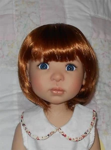 Peluca Muñeca Kemper CONNIE TALLA 10/11 ZANAHORIA ROJA Paige, Bobbed, Doris Day (NS) NUEVA CON ETIQUETAS - Imagen 1 de 7