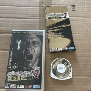 J.League Pro Soccer Club o Tsukurou 7 Euro Plus Sony PSP Japan import US Seller - Picture 1 of 1