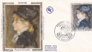 France 1968 FDC Auguste Renoir yt 1570 - Picture 1 of 1