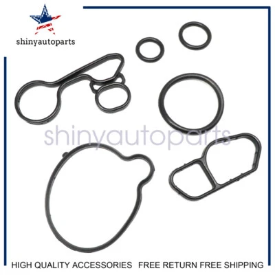 Se adapta a Chevrolet Cruze 2011-15 1,4 L enfriador de aceite termostato carcasa sellos kit de junta Foto 1 de 4