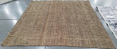 Alfombra de hilo roto NATURAL 9'-0" X 9'-0", precio reducido 1172775936 NF447A-9SQ Foto 1 de 4