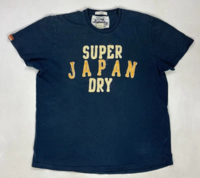 SuperDry Japan T-shirt Men Large Blue Short Sleeve - Image 1 of 4