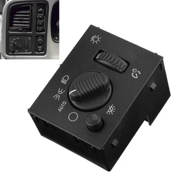 Interruptor atenuador de faros para Chevy Silverado GMC Sierra Yukon 2003-2007 Foto 1 de 4