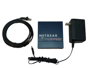 Netgear ProSafe FS105 v2 5-port Fast Ethernet Compact Unmanaged Switch | Working - Picture 1 of 7