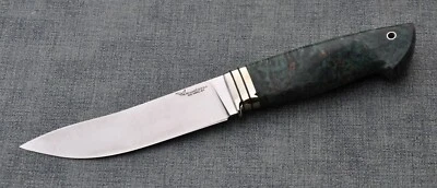 D2 Stahl Outdoor JagdMesser Yasniy Sokol Russland Handarbeit HRC 61 Гриф - Bild 1 von 4