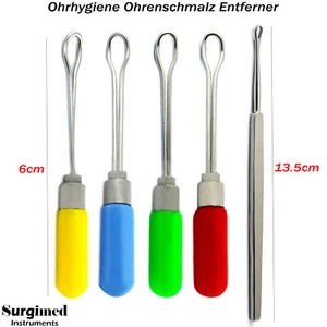 Profi Ohrreiniger Ohrenschmalzentferner kürette Ohrenstäbchen Ohrlöffelchen - Bild 1 von 4