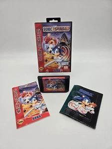 Sonic Spinball (Sega Genesis, 1993) W/Jurassic Park Poster - Picture 1 of 10