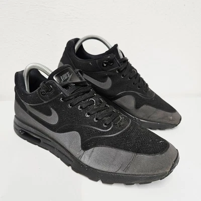 Nike Air Max 1 Ultra Moire Hombres Talla UK 7 Negro Gris Matalic Entrenadores 704995-003 Foto 1 de 4