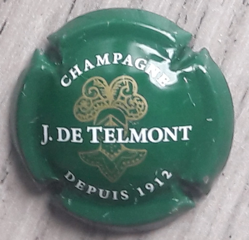 J. De Telmont : capsule de champagne n° 22 (assez bon état) - Photo 1/1