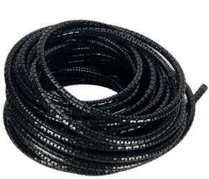 Panduit Pan-Wrap™ PW75F-C20 Split Harness Wrap, Black, PE, 0.75" Nom Dia., 100' - Picture 1 of 3