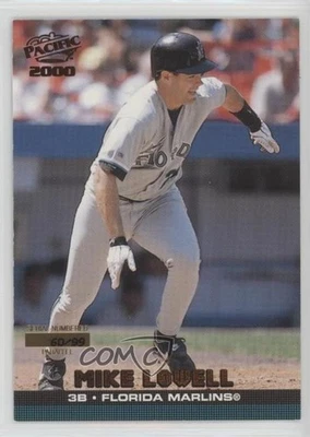 Mike Lowell #181 04br Pacific Emerald Green 60/99 2000 Foto 1 de 3