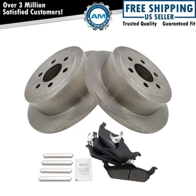 Rear Brake Pad & Rotor Kit Brake Rotor For 2003-2004 Dodge Dakota — 第 1/4 张图片