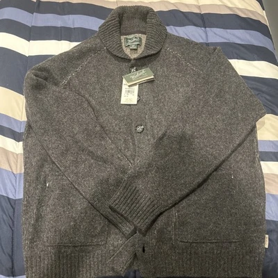 Cárdigan suéter para hombre Woolrich XXL con botones manga larga gris Foto 1 de 4