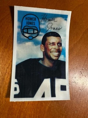 1970 Kellogg's #52 Homer Jones CLEVELAND BROWNS ~ NM/MT Oddball - Image 1 of 4