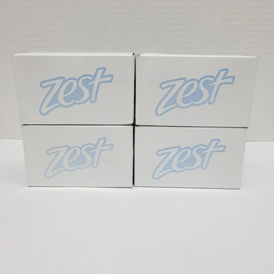Vintage Zest Zestfully Clean 4 унции Бар мыло лот из 4 баров новый старый запас в коробке - Изображение 1 из 4