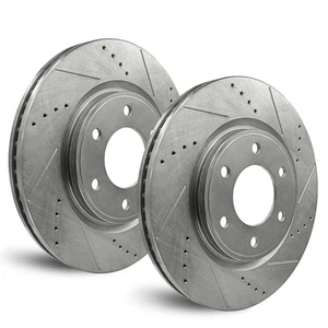 For GMC Envoy 2006-2009 - Front Drilled and Slotted Rotors - Picture 1 of 6