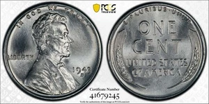 1943 D Lincoln Steel Cent PCGS MS67+CAC Brilliant Luster Gorgeous coin. - Picture 1 of 3