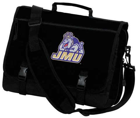 JMU Laptop Bag James Madison University Computer Bag NCAA MESSENGER BAGS Cover