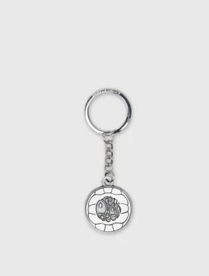 Pretty Green Football Keyring - SILVER - New & Sealed - Image 1 of 3