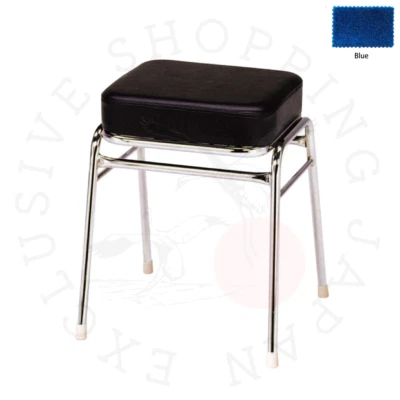 Arcade Game Stool Chair Taito VIWLIX Thick Cushion Type TC1-49M Moquette Blue JP - Image 1 of 4