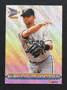 2000 Pacific Prism Premiere Date #60 Alex Gonzalez #d /61 Florida Marlins - Picture 1 of 2