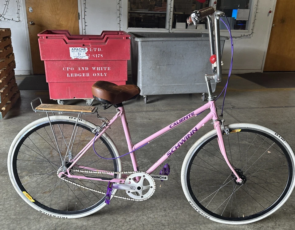 Schwinn Винтажный Женский Велосипед "Caliente" Розовый, Заказной Пляжный круизер. Пиратский велосипед! - Изображение 1 из 4
