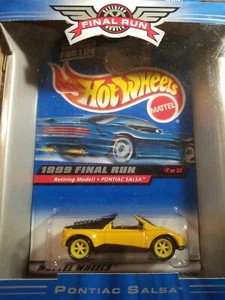 HOT WHEELS 1999 FINAL RUN PONTIAC SALSA #7 of 12 RETIRING MODEL NEW IN BOX - Picture 1 of 3
