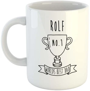 Rolf - Worlds Best Dad Mug, Fathers Day Gift - Bild 1 von 1