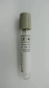Fluoruro de sodio gris 2 ml - (paquete de 400) tubo de recolección de sangre al vacío - Imagen 1 de 2