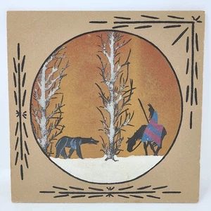 Navajo Sand Art | Trail of Tears | 12" x 12" - Picture 1 of 6