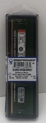 Kingston 8GB DDR4 SDRAM Memory Module KSM24RS88MEI - Image 1 of 4