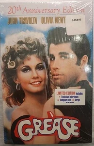 Grease 20th Anniversary Edition VHS 1998 New Sealed With CD And Script Movie - Picture 1 of 5
