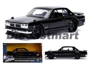 Coche Jada 1:32 Fast & Furious Brian's Nissan Skyline 2000 GT-R KPGC10 negro 99602 - Imagen 1 de 1
