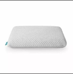 Leesa Standard Size Cooling Foam Pillow for Sleeping Gray Grey