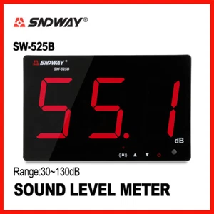 Sandway SW-525B Digital Sound Level Noise Meter Wall Mounted DB Monitor USB PC C - Picture 1 of 12