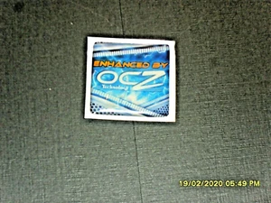 Aufkleber / Sticker + OCZ Enhanced by + 3 D - Plastic + RAM u.Flash Speicher+USA - Picture 1 of 1
