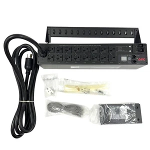 APC AP7902 Switched Rack PDU Power Distribution Unit 120V 30A 16x 5-20 Outlets - Picture 1 of 17