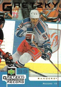 1999-00 McDonald's UD Gretzky Performance for the Record #10 Wayne Gretzky