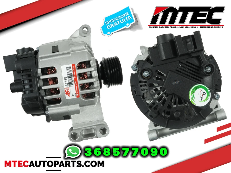 ALTERNATORE MERCEDES CLASSE A 169 170 180 200 CLASSE B [M266.920] [M266.940] - Image 1 of 1