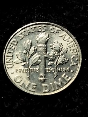 2007 P Roosevelt Dime Struck Thru Grease Die Clash Die Chip Errors - Image 1 of 4